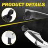 Exterior Door Handle For 2014- Chevrolet Silverado 1500 Chrome Front Left EK
