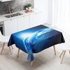 Creative Plant Love Printing Tablecloth Scenic  Camping  Antifouling Waterproof Table Home Decoration