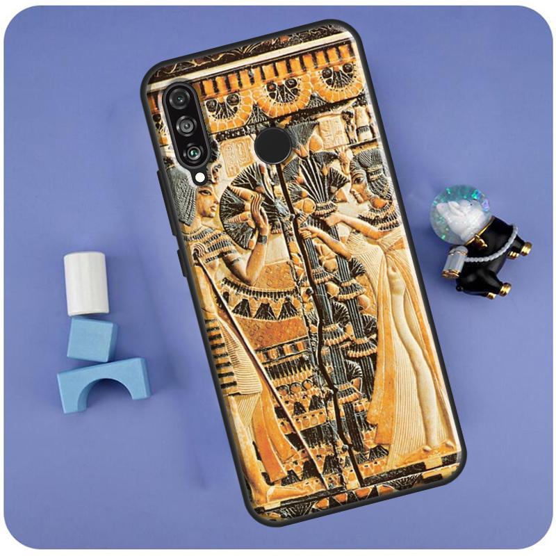 Egypt Cuneiform Akkadian Pharaoh Case For Huawei Nova 11i 8i 3i 9 10 SE 11 Pro 5T Y60 Y61 Y70 Y90 Y91 P20 P30 P40 Lite Cover
