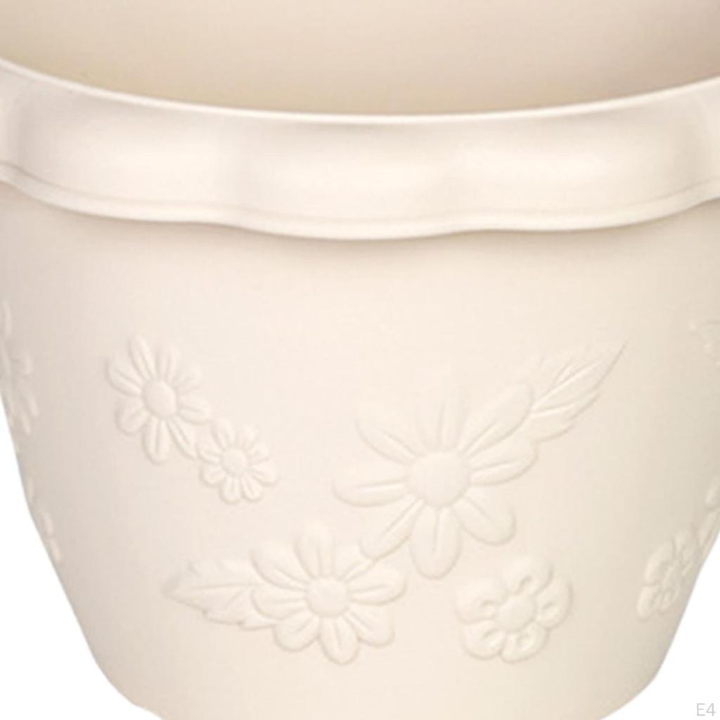 Elegant Resin Flower Planter for Indoor and Outdoor Use