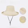 Polyester Wide Brim Sun Hat For Women With Sun Protection And Breathability Perfect For Spring And Summer Outdoor Activities