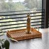 Japanese Style Plastic Tea Tray with Handle