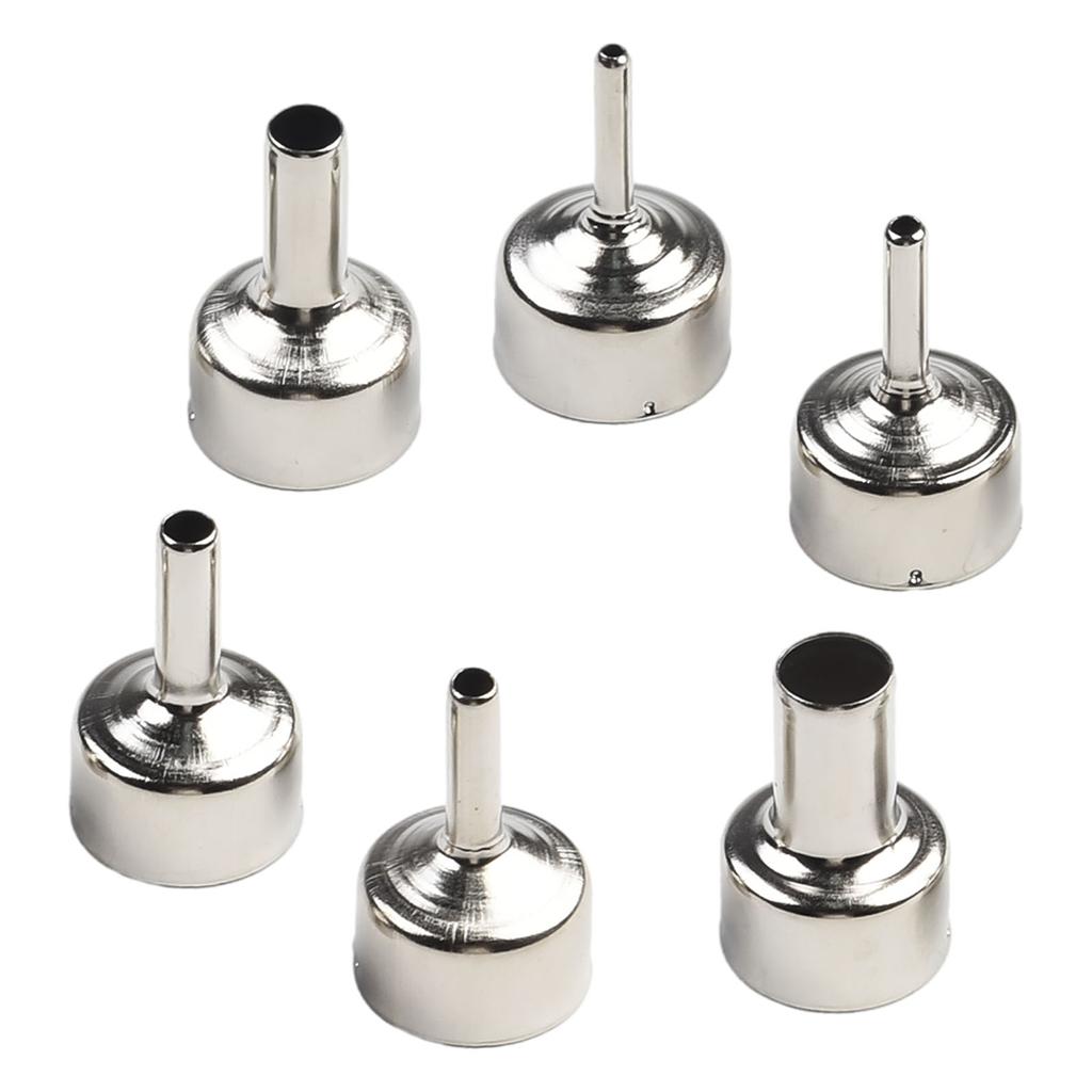 6pcs 22mm  Nozzles For 858D+ 8586 Soldering Station Air Stations Nozzles Tool Welding Nozzle 3-12mm Power Tool Accessories