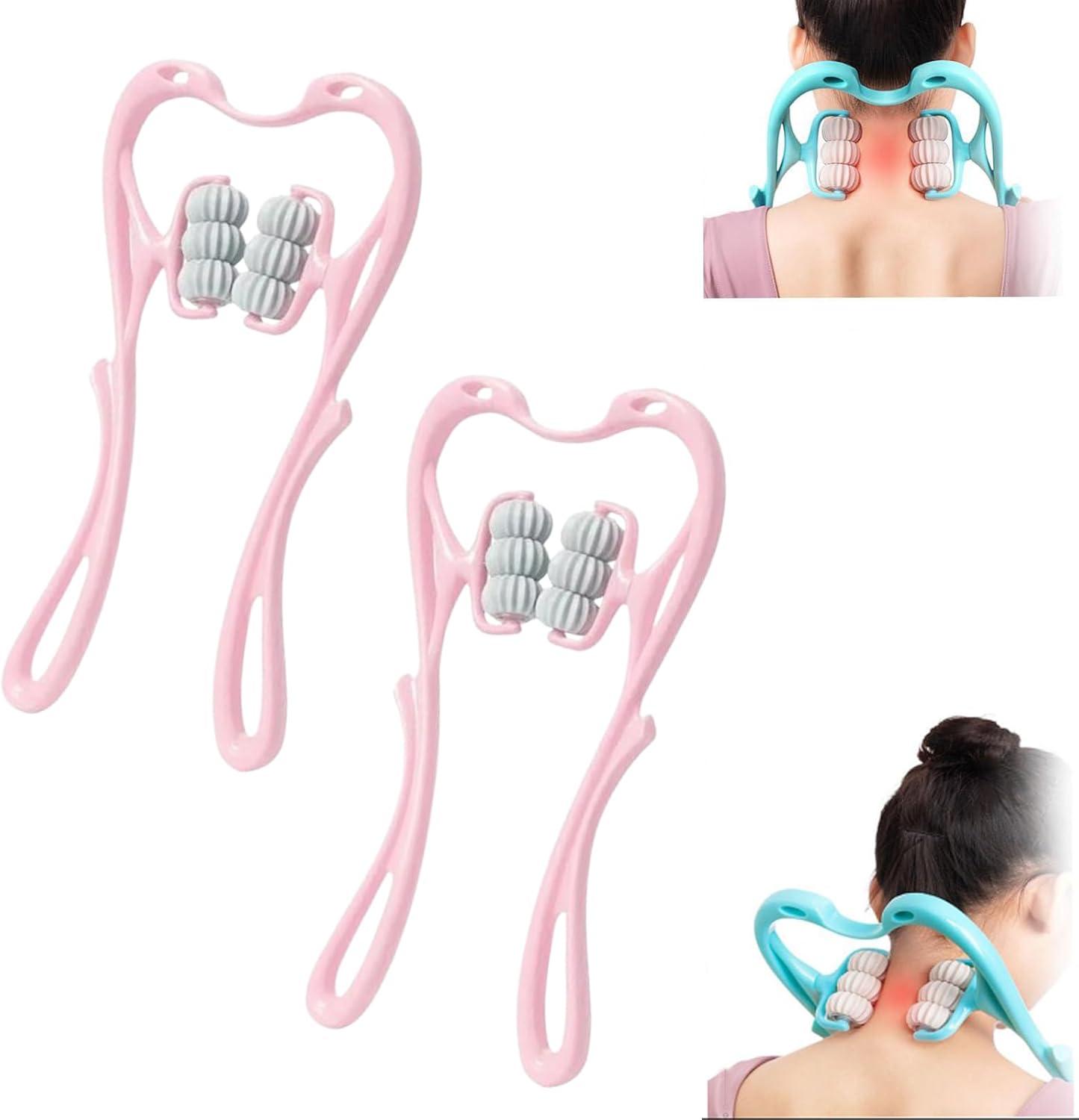 

Массажер для шеи, Массажер для шеи для снятия боли в глубоких тканях, Ручной массажер для шеи розовый