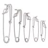 5PCS Long Line Clips Snap Swivel Sea Fishing Connectors Closed Eye Hanging Buckle Quick Pin Tool
