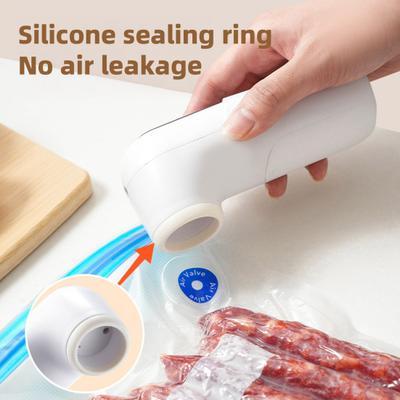 Bezdrátová vakuová svářečka s digitálním displejem, silným sacím výkonem, kompaktním designem, přenosná, dobíjecí přes USB, stroj na svařování sáčků na potraviny