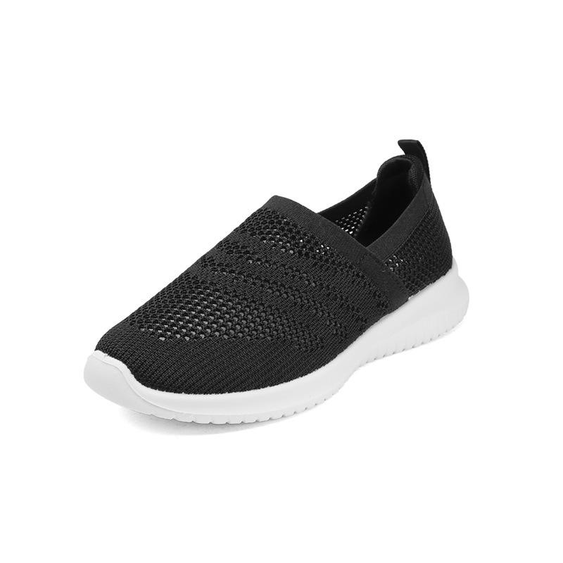 Wsuwane damskie buty letnie ażurowe oddychające buty z siateczki jeden pedał buty dla mamy buty do pracy buty codzienne miękka podeszwa lekkie antypoślizgowe