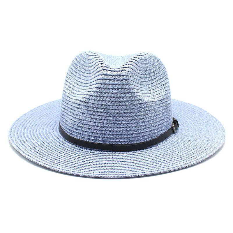 Summer Foldable Wide Brim Straw Hat For Men And Women With Sun Protection And Breathable Design For Beach And Outdoor Activities