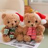 Dress Up Christmas Bear Plush Toy Soft Bear Stuffed Doll  Valentine's Birthday