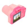 Kids Selfie Camera 2 Inch 5M 1080P HD Mini Portable Digital Video Camera Toy for Toddler Pink