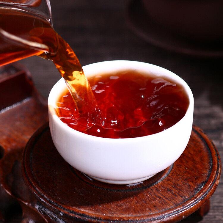 2014 Yunnan Menghai Brown Mountain Alpine Ripe Pu'er Tea Cake Gift Box 200g