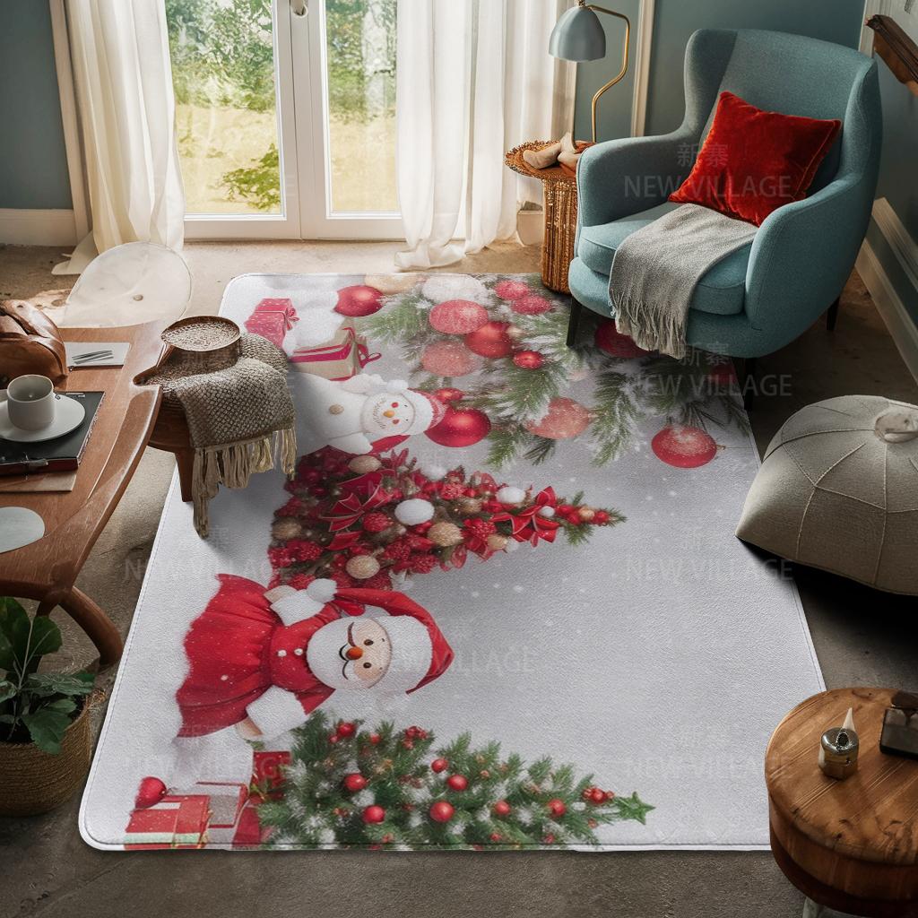 Koberec ke vchodu do domu Rohožka ke dveřím do domu Obývací pokoj Vana Koupelna Protiskluzové koberce s absorpcí vody vana Veselé Vánoce zima