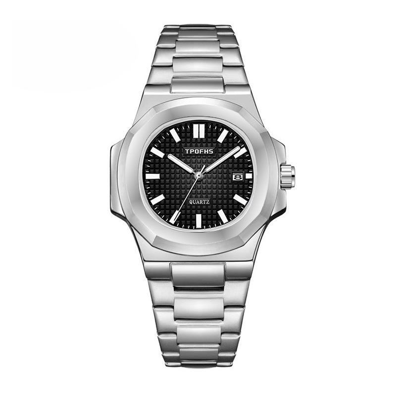 

Люмінесцентний годинник з кварцом Папуга з нержавіючої сталі для чоловіків