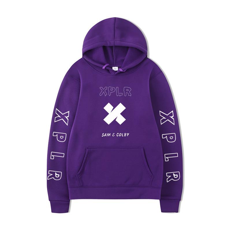 Autumn Winter Sam and Colby Printed Men's Hoodie Brand Hoody Clothes Vintage Fashion Casual Unisex Long Sleeve Pullovers