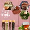 L&amp;G® - Kit thé infusion préparation et dégustation - Honeybush, Rooibos, Vert Sancha, Maté - Infuseurs inclus