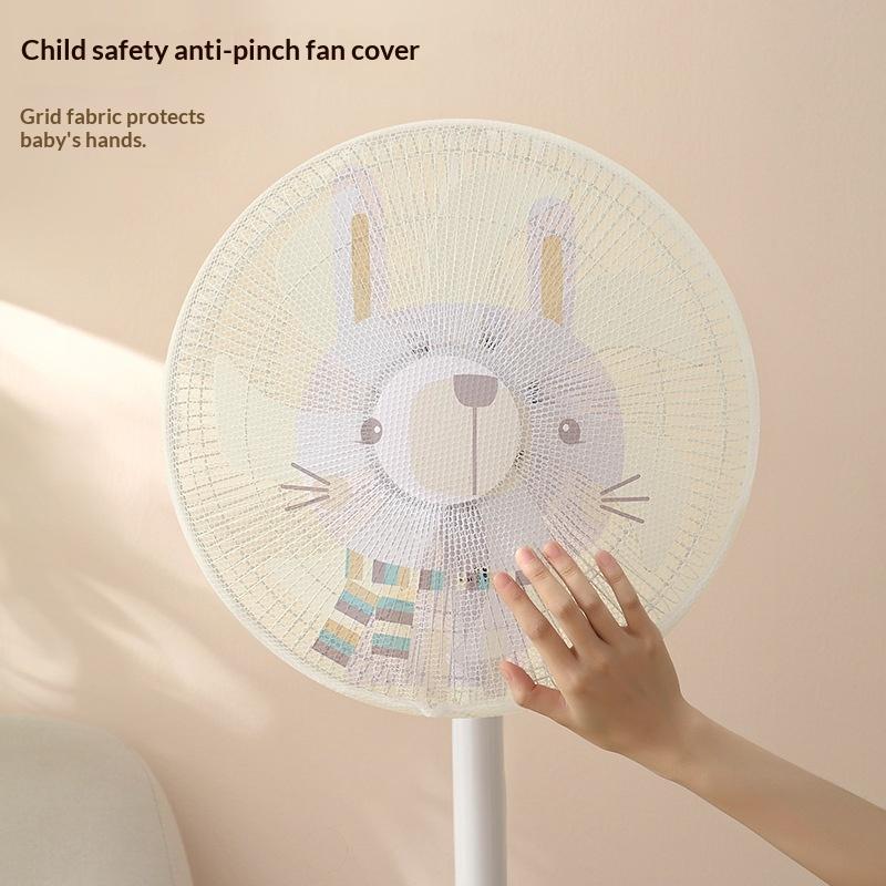§Eletric Covers Electric Fan Protective Nets Anti Pinch Hand Safety Pinch-proof Stand Fan Covers Fan Guard Storage Bags