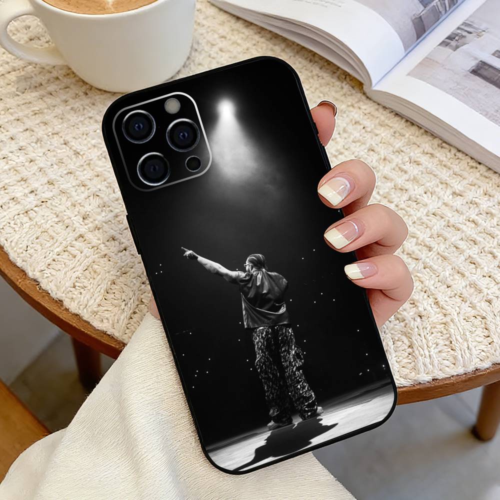 D-Drake OvO-o OWL Phone Case For iPhone 17,16,15,14,13,12,11 Plus,Pro Max,XS,Soft Silicone Black Cover