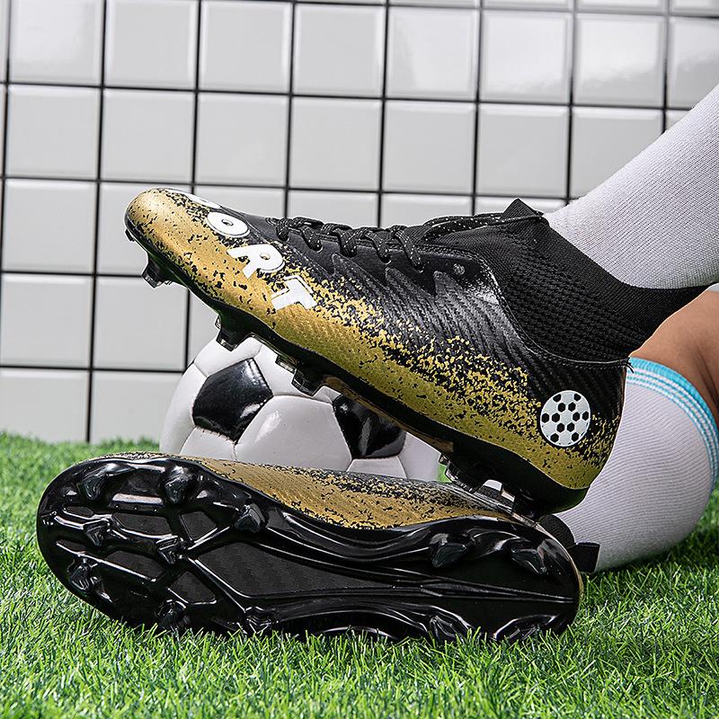 

High Top Ag Long Nails Tf Broken Nails Outdoor Grass Training Adult Children Youth Game Football Shoes 46