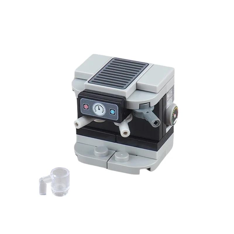 MOC City Building Block Figures Accessory TV Game Console Computer Screen Control Center Easel Oil Printing Bricks DIY Kids Toys