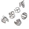 316L Stainless Steel Rings for Women Silver Color Never Fade Luxury Classic Rings Wedding Couple Rings Party Jewelry Accessories