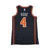 Nike X NBA Collaboration New York Knicks Derrick Rose Simple Comfortable Fashion Letter Sleeveless Basketball Jersey Men jersey Black DB4073-010