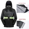 OEING Split Reflective Oxford Raincoat