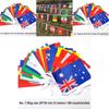 Multi-cultural Party Hanging Decor 50-100pcs Flags Of Different Assorted Countries