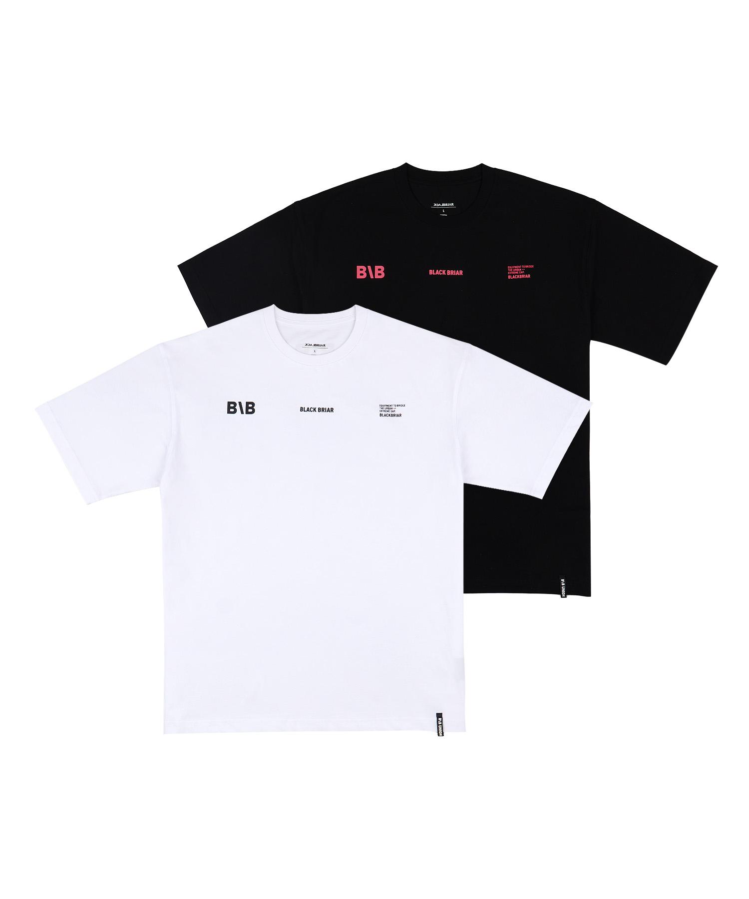 Black Briar Bb Icon T-Shirt White/L