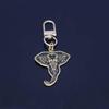 Trendy Stainless Steel Elephant Pendant Keychain - Corrosion Resistant & No Fading
