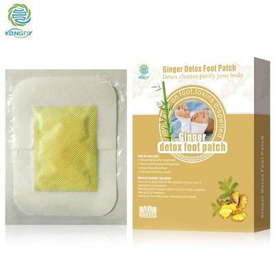10 Pieces/ Box Detox Foot Patch Ginger Essential Oil Natural Ingredients High Quality Cleansing Toxins Pad Body Massage