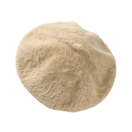 Women Painter Hat Solid Color Octagonal Dome Top Beret Hat Autumn Winter Warm Plush Hat Fashion Accessories