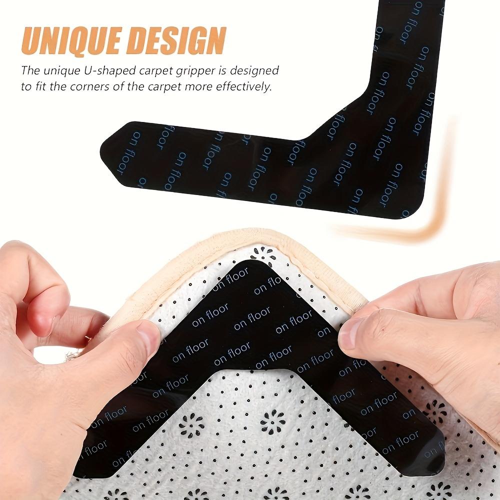 12/24pcs of Reusable, Non-Marking Carpet Anti-Slip Stickers, Suitable for Carpets, Bed Sheets, Mattresses, Sofa Cushions