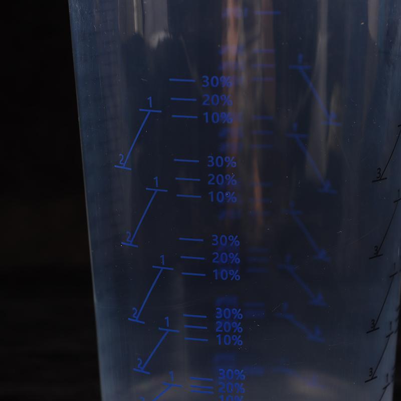 10Pcs Spray Gun Disposable Measuring Cups 1000Ml Clear Graduated Plastic Paint Mixing Cups Diy Accessories