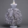 European & American Embroidered Princess Formal Dress for Girls - Wedding Long Train Dress