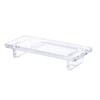 Compact Design Acrylic Bathroom Tray Decorative Tray Hand-Sanded Corners Multi-Functional Use For Kitchen Organization