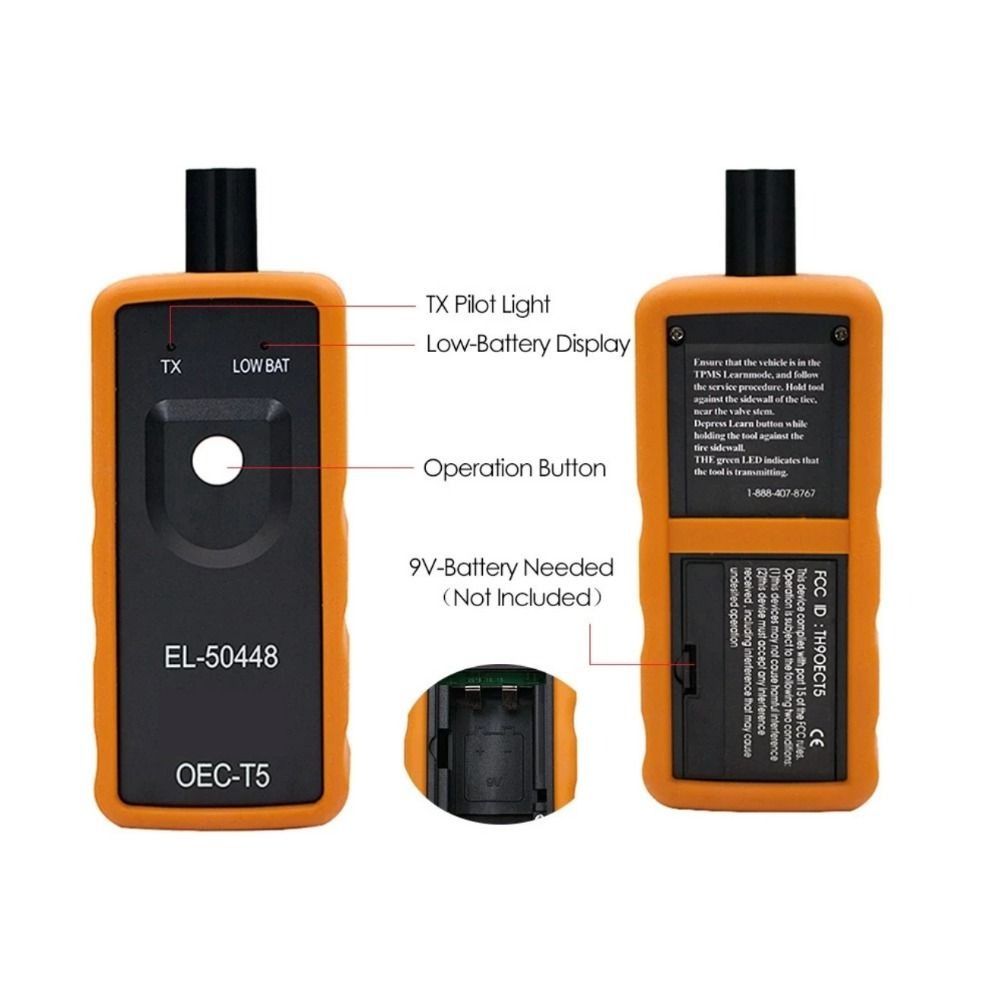 Originální senzor TPMS Resetovací nástroj pro senzor EL-50448 Monitor tlaku v pneumatikách pro automobily Vozidla GM