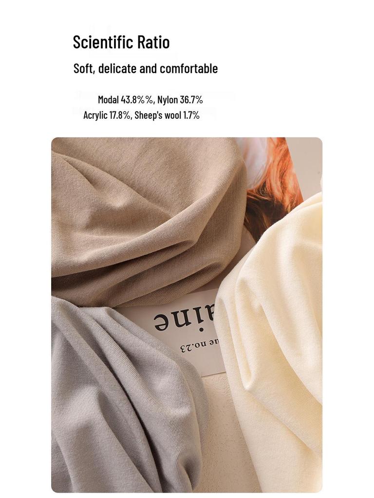 2025 Nahtloses Damen Thermo Body Shaping Unterwäscheset für Herbst & Winter.