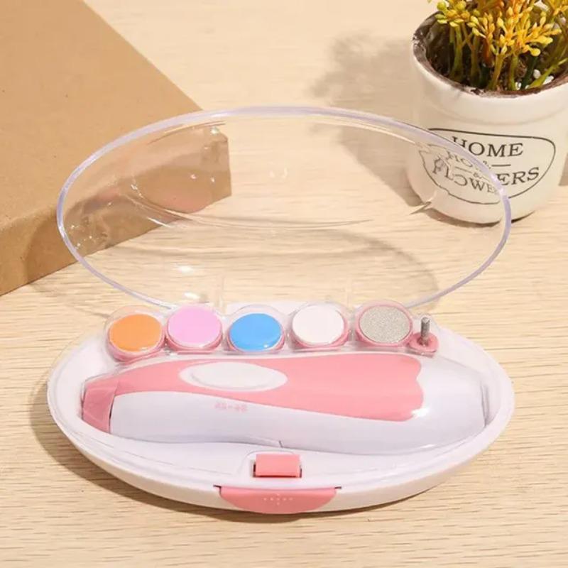 Electric Kids Baby Nail Clipper Light Function Baby Nail Trimmer Baby Accessories Four-Speed Adjustment Low Noise Set