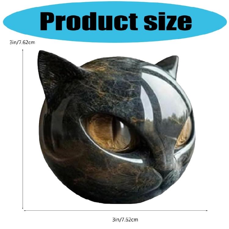 Halloween Themed Felines Resin Sculpture Desk Cats Ornamentation Perfect Gift Cats Enthusiasts and Festive Decors