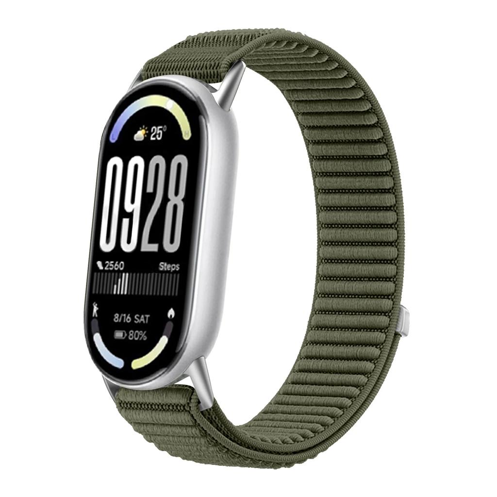 Cinturino in Nylon per Mi Band 10 9 8 Cinturino Smart Watch Band per Xiaomi Smart Band 8 Cinturino Miband 8 9 Correa Accessori di Ricambio