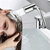 2 Modes U‑Type Swivel Faucet Extender Mechanical Arm Anti‑Splash Faucet Aerator For Bathroom Sink Tap