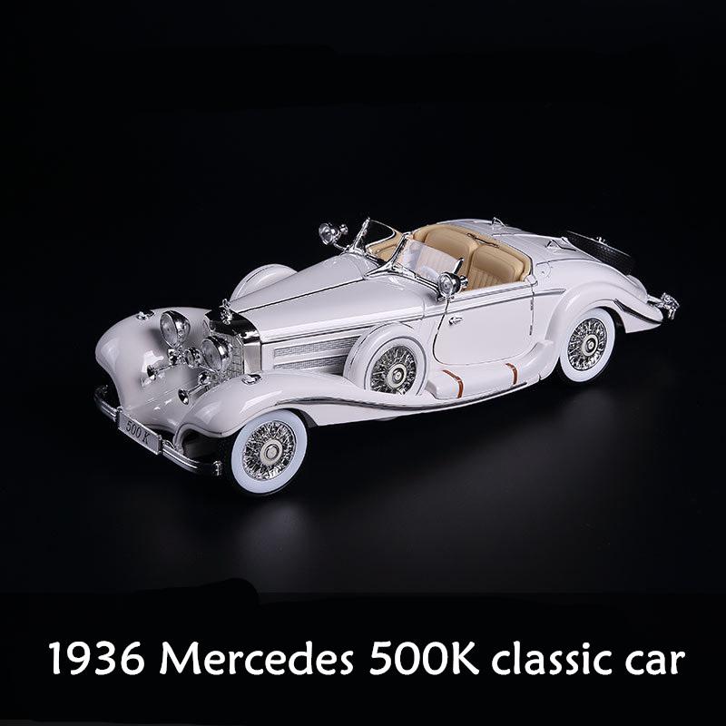 Maisto 1:18 Mercedes-Benz 300 SLR car Alloy Retro Car Model Classic Car Model Car Decoration Collection gift