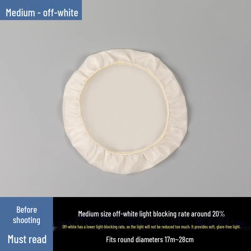 Anti-Glare Lampshade for Table and Ceiling Lamps - Parchment Film Shell Cover Lighting Accessory