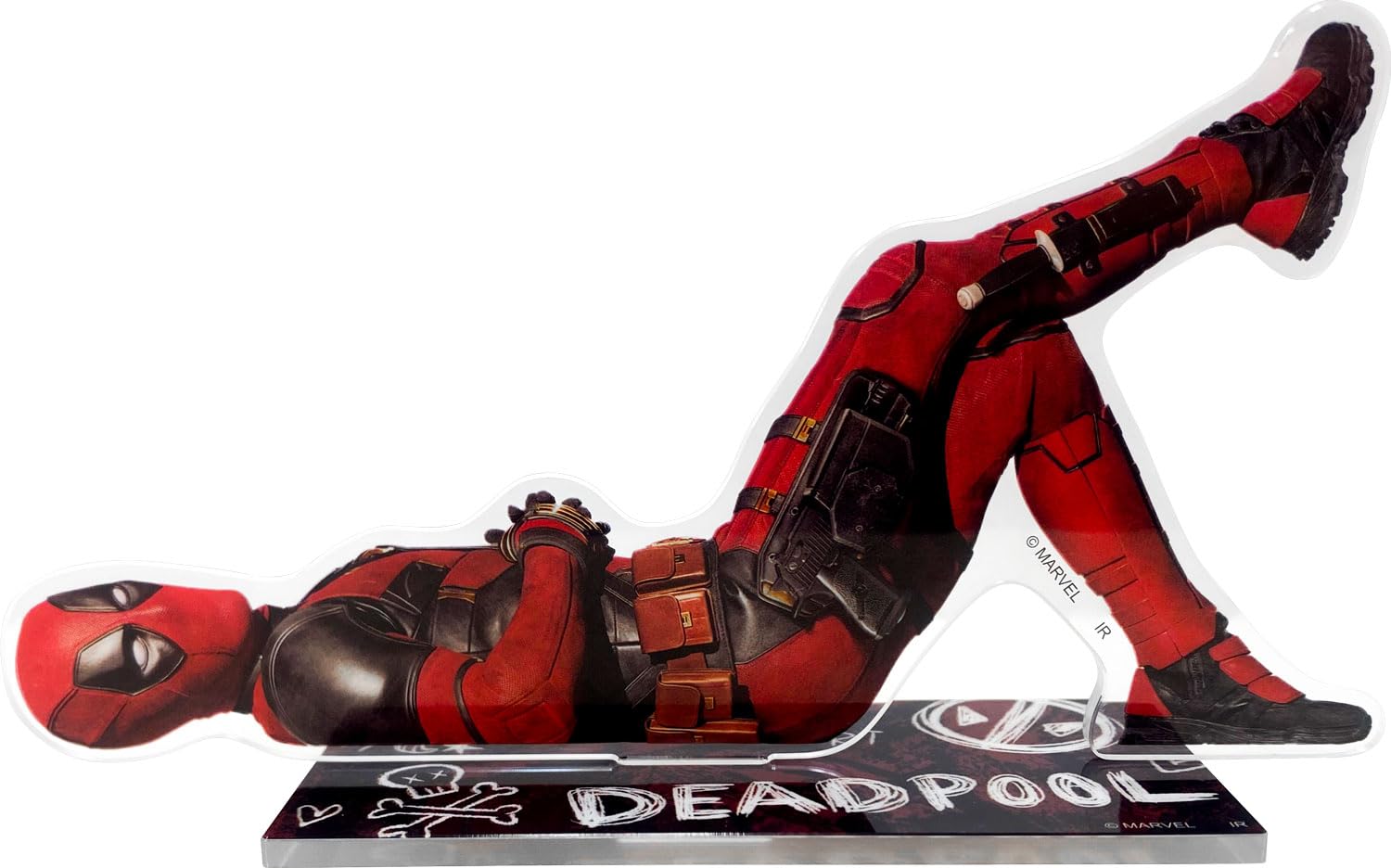 

Marvel Акриловая подставка Дэдпул Росомаха Лежащий Дэдпул B [В роке] &