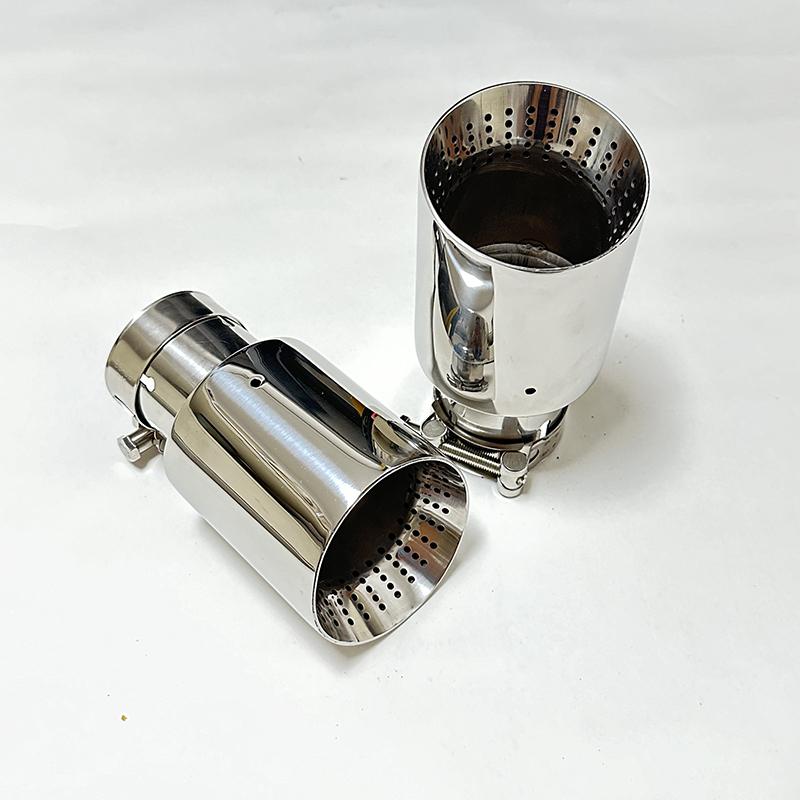 CARS Attachment Exhaust Pipe Stainless Steel 304 Tail Throat Horn Outlet Hole Large Diameter 89mm 101mm 114mm Size 1pcs