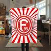Fortuna Düsseldorf Logo Flanelldecke, Hohe Qualität, Bequem für alle Jahreszeiten, Heimdekoration, Wärme und Komfort