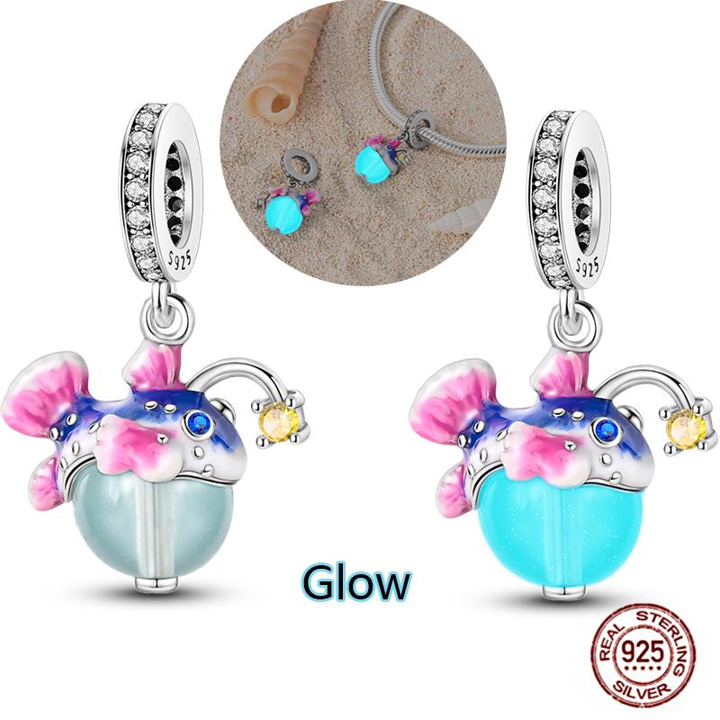 Ocean World Series Original Charms Copper Sea Turtle Octopus Dolphin Seahorse Beads Fits Bracelet Diy Jewelry Gift