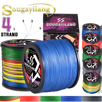 SOUGAYILANG Fishing Line 100M PE Braided Fishing Line 4 Stands  Fishing Line Strong PE Braided Fishing Fishing Lines