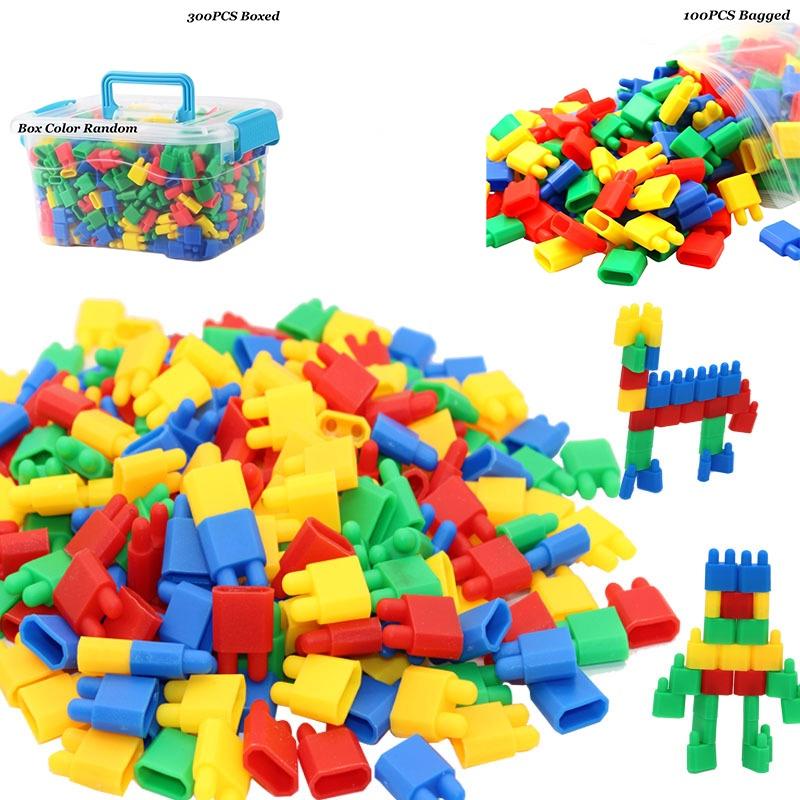 Rocket Bullet Head Small Particle Building Blocks Toy Plastic Assembly Educational Toy For Kids 3-9 Years