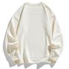 Spring and Autumn Japanese Plus Size Men's Round Neck Jacquard Hoodie Men's Fashion Casual Men's Pullover Hoodie Top